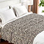 Edenleaf Leopard Print Blanket Fleece Throw - Image 3