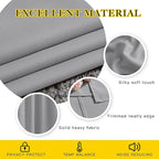 NICETOWN Blackout Silver Grey Curtains & Drapes - Image 4