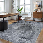 Aelenmu 5x7 Area Rugs for Living Room Washable Bedroom Dining Room Black | - Image 3