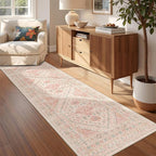 Kitchen Runner Rug Non Slip Washable Rugs 2.5x8, Carpet Runner by Restydon