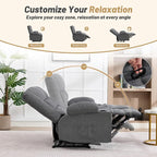 Loveseat Recliner Sofa, Big Large Reclining Sofa - Image 3