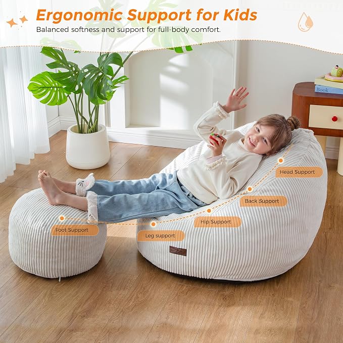 MAXYOYO Kids Bean Bag Chair - Image 5