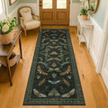 Washable Insect 2x6 Runner Rug for Hallway- Stain Resistant Kitchen Runners by HazoHaus
