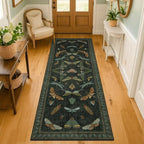 Washable Insect 2x6 Runner Rug for Hallway- Stain Resistant Kitchen Runners by HazoHaus