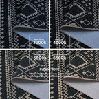 Lahome Boho Kitchen Runner Rug, 2x8 Easy Jute Laundry Room Rug | Black - Image 6