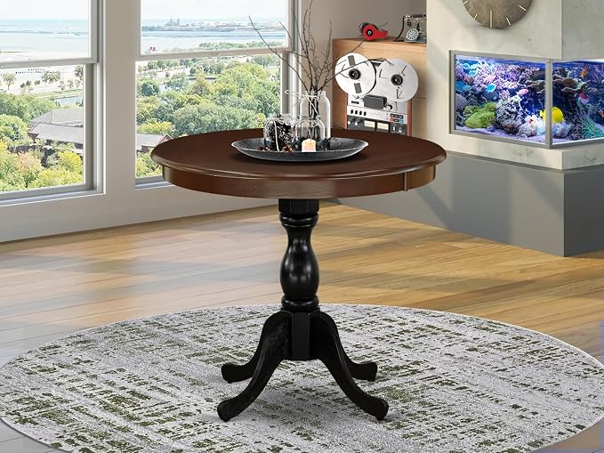East West Furniture AMT-MBL-TP Antique Modern Dining Table - Image 2