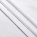 Snow White Linen Curtains 84 Inch Length 2 Panels Set - Image 5