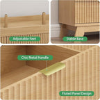 Fluted Dresser for Bedroom - Image 6