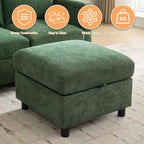 WUTUTUEE 25”Square Storage Ottoman Module - Image 6