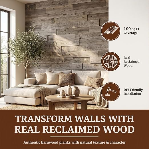 BARNWOODUSA Real Reclaimed Wood Planks - Image 3