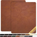 KING MOUNTAIN Leather Repair Patch, 2 Packs 9 x 11 Inches self Adhesive Leather by ForABetterHomeLife