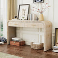 59" Unique Retro Silhouette Console Table by HanStrong