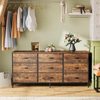 Huuger 9 Drawer Dresser, 47 Inch Dresser TV Stand - Image 4