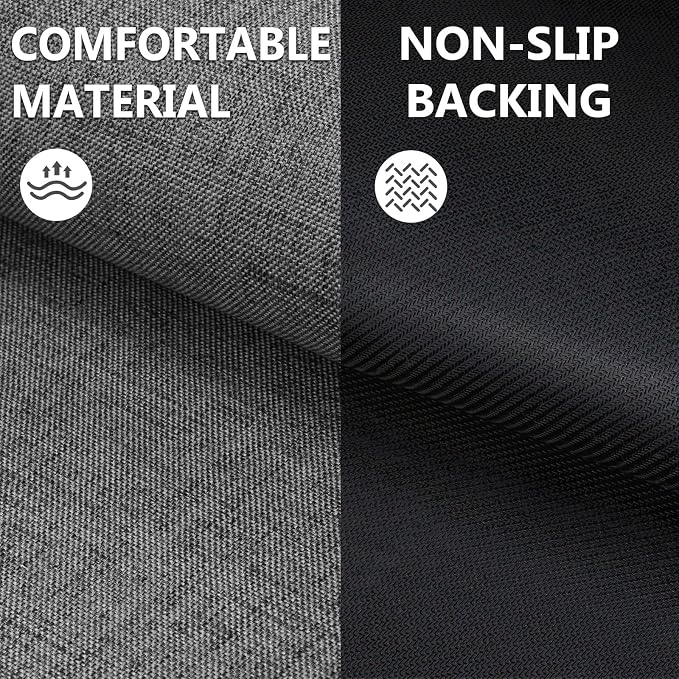 Ultra Thin Indoor Door Mat 24"x47", Non Slip Doormats, Rubber Backing, - Image 4