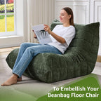 Bean Bag Chairs for Adults Giant Bean Bag Chair Memory Foam BeanBag Chair Bean - Image 6