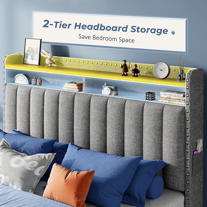 EnHomee Full Size Bed Frame - Image 3