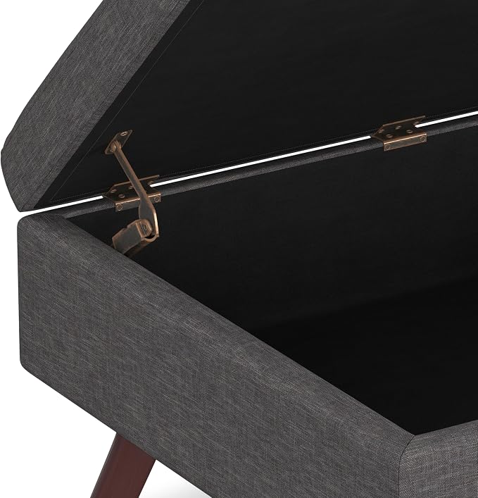 SIMPLIHOME Owen Coffee Table Storage Ottoman - Image 11