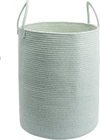 XUANGUO Cotton Rope Laundry Basket Hamper by XUANGUO