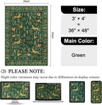 DUKINO 3x4 Rug, Washable Animal Area Rug - Image 2