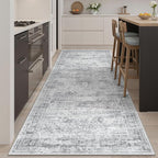 Soalmost Washable Hallway Runner Rug 4x8 Kitchen Entry Rugs Non-Slip, Foldable - Image 4
