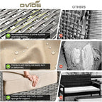 ovios 2-Piece Patio Furniture Set, Outdoor Wicker Sofa - Image 7