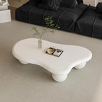 47.2" Cloud Coffee Table for Living Room Irregular Coffee Table Modern Low - Image 7