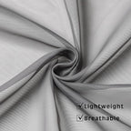 2 Panels Sheer Curtains 63 Inches Long Rod Pocket Light Weight Soft Voile - Image 6