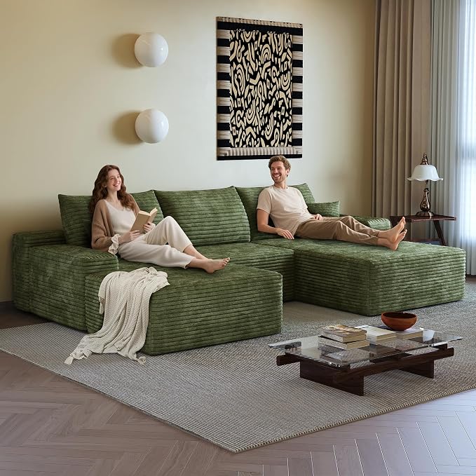 AUGOP 108" Sectional Couches for Living Room Modern Modular Sofa - Image 6