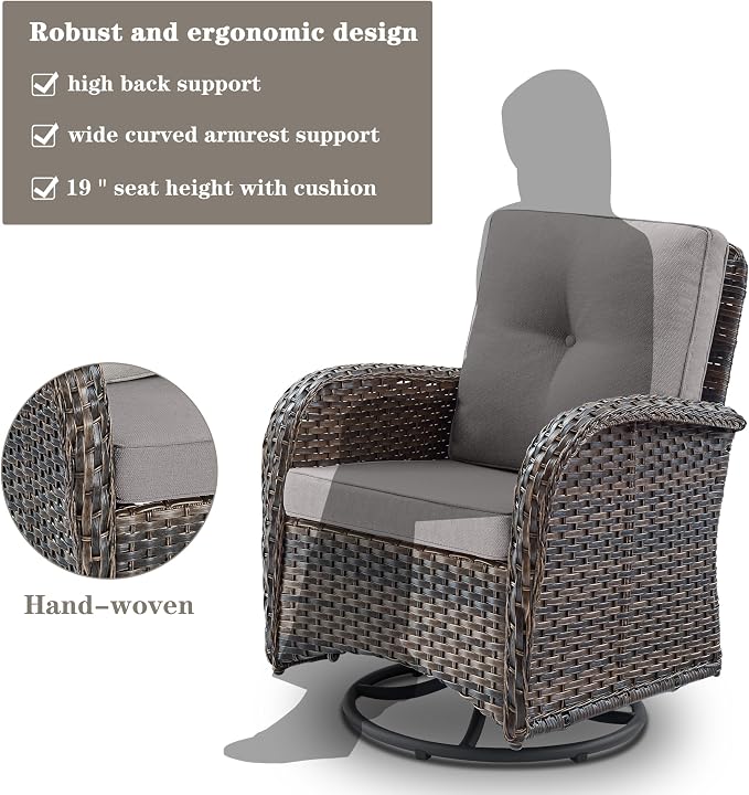 Belord Small Conversation Sets Patio Funiture - Image 6