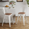 Andeworld Metal Bar Stools Set of 2, 30 inch Bar Height Barstools by Andeworld