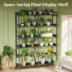 Huuger 6 Tier Bookshelf, Display Bookshelf - Image 8