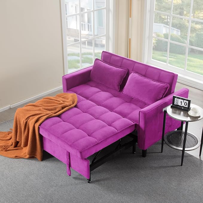 3 in 1 Convertible Sofa Bed, Love Seat Sleeper Bed - Image 3