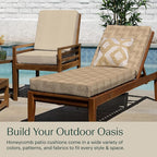 Honeycomb Outdoor Chaise Lounge Cushion - Image 4