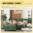 JUMMICO Sectional Couches for Living Room, U Shaped Couch - Image 3