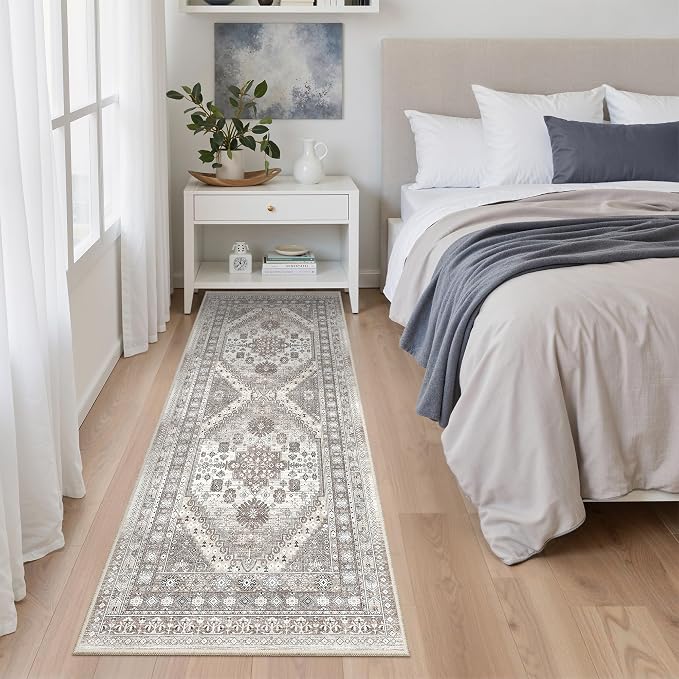 2x6 Runner Rug Non Slip, Washable Hallway Runner Rug, Nursery Room, Soft Runner - Image 9