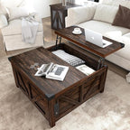 jimeimen Farmhouse Lift Top Coffee Table by jimeimenFurniture