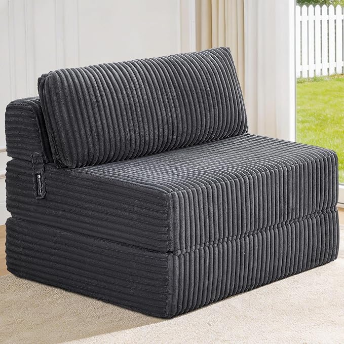 Convertible 4-in-1 Folding Sofa Bed Boneless Sleeper Chair Couch Foldable by Unknown