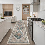 Madane Hallway Runner Rug 2'6''x14' Kitchen Runners Vintage, Entryway and - Image 3