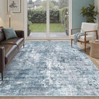 Soalmost Abstract Rug 5x8 Washable Area Rugs by Soalmost