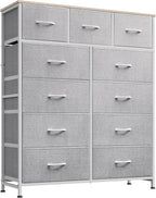 WLIVE Tall Dresser for Bedroom, Fabric Dressers Storage Tower, Dresser & Chest by WLIVE