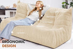 Bean Bag 3-Seater Chair Big Sofa Beanbag Chair - Image 4