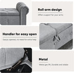 67 Inch Storage Bench for Bedroom, End of Bed Bench, King Size Benches - Image 7