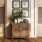 COZAYH 2 Door Accent Cabinet, Wood Sideboard Storage Furniture - Image 4