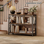 Homeiju Entry Table 40" Width, 3-Tier Entryway Table - Image 2