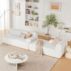 Weture 107" Modular Sectional Cloud Couch, Boneless couches Sponge sectionals - Image 5