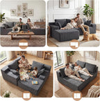 GRUSIGN Cloud Sectional Boneless Couches - Image 3