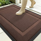 OLANLY Front Door Mat Outside 35x23, All-Season Heavy-Duty Rubber Doormat | by OLANLY