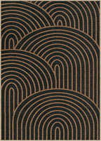 Lahome Modern Rainbow Easy Jute Carpet, Washable 5x7 Area Rugs - Image 9