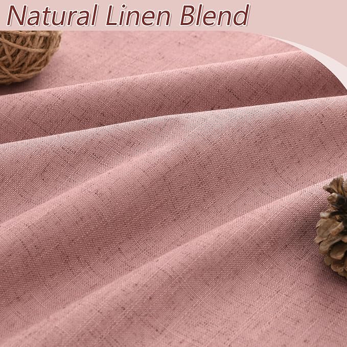 100% Blackout Curtains 90 Inch Length 2 Panels Set - Image 3