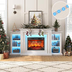 72" LED Lights Electric Fireplace - Image 3